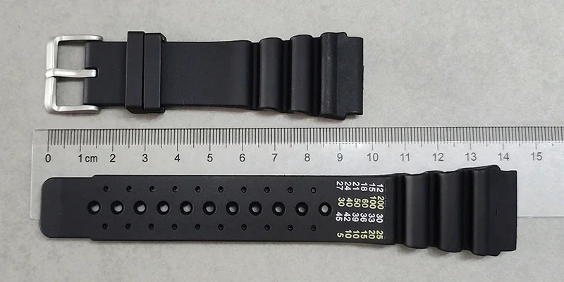 Силиконовый ремешок для часов Seiko Water Ghost ND Limits