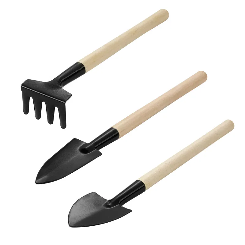 

Gardening Tool Set 3 Pcs Succulent Tool Kit Houseplant Rake Mini Gardening Hand Tools,Small Shovel/Rake/Spade for Houseplants