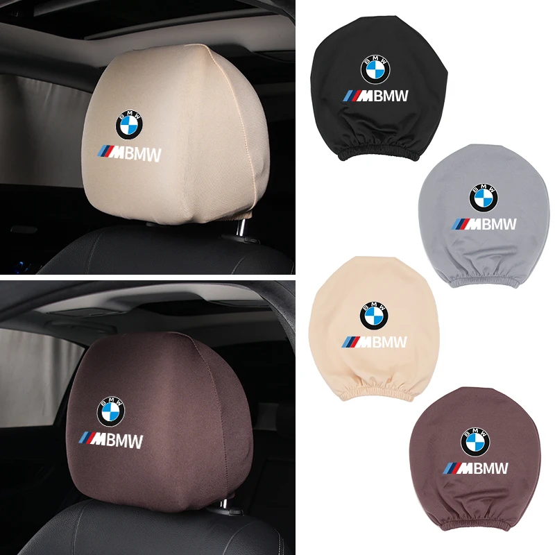 Чехол на подголовник автомобиля для BMW X3 X5 M5 M3 E46 E90 E60 F10 E39 F30 E36 G30 E87 E70 E91 E30 G20