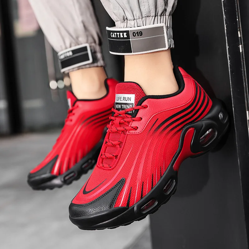 Women Sports Shoes Men Sneakers Plus Size 46 Casual Running Couple Trainers Shock Absorption Air Cushion Tennis Gym Trail Shoe