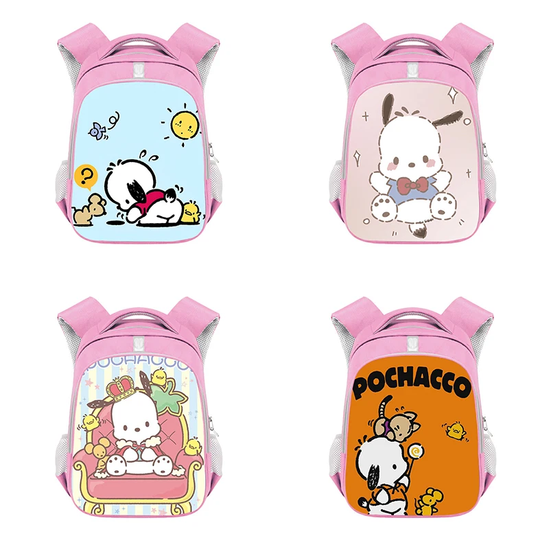 

Милый мультяшный рюкзак Sanrio полакко, детская школьная сумка из аниме, креативная красивая розовая Светоотражающая дорожная сумка, милые подарки на день рождения