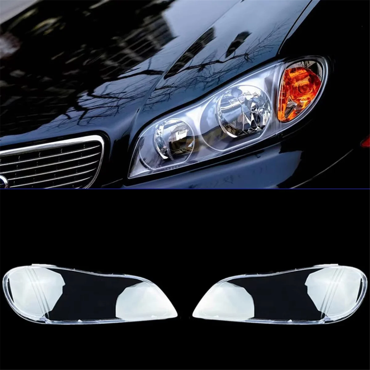 1 пара передних фар крышка объектива для Cefiro A33 2000-2004 корпус автомобильной лампы