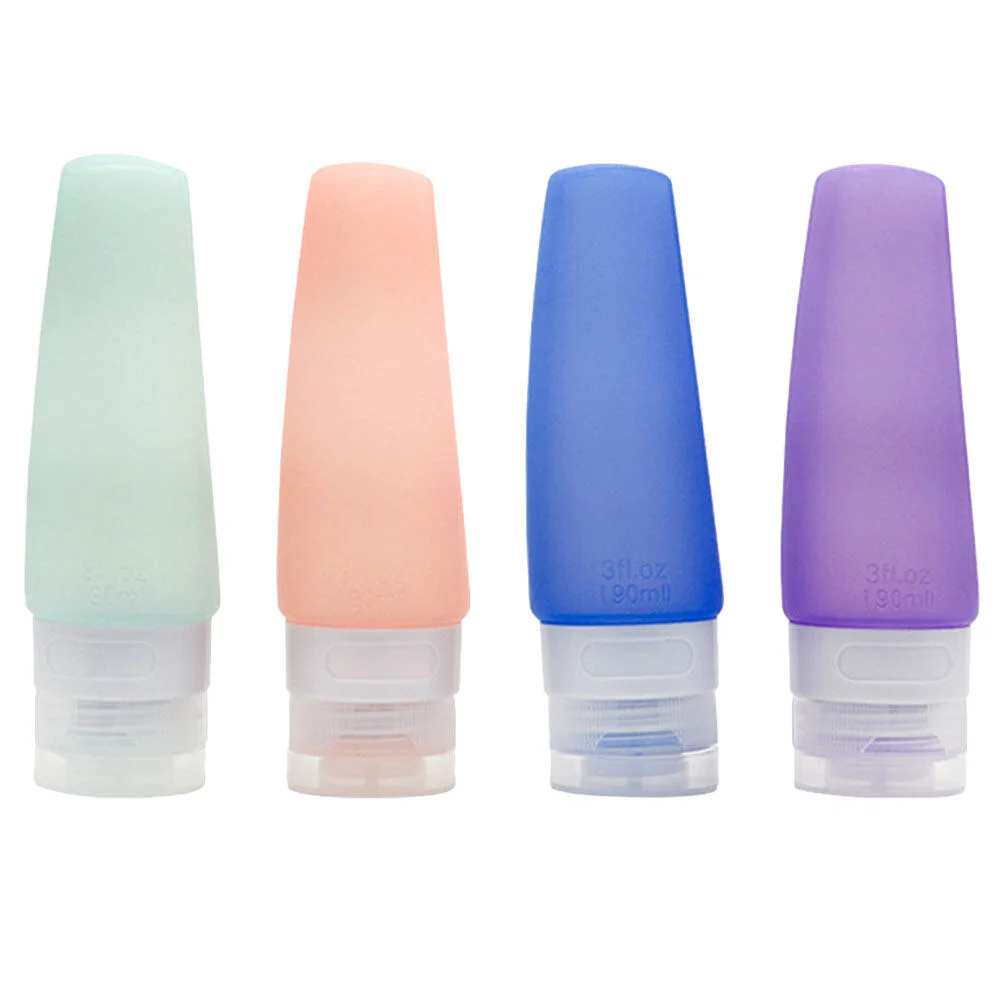 

Silica Gel Bottle Refillable Travel Bottles Convenient Silicone Small Sub Toiletries