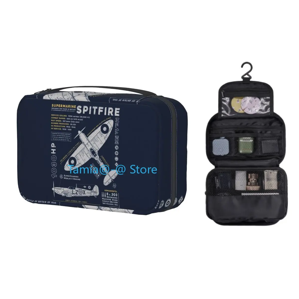 

Суперморская крутящаяся косметичка, дорожный косметический Органайзер, боевой Авиатор, самолет, подвесная фотосумка