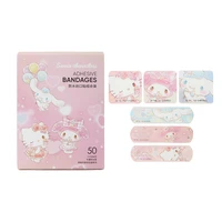 50pcs kawaii melody waterproof adhesive bandages wound first aid emergency cartoon anime girl disinfection breathable bandage