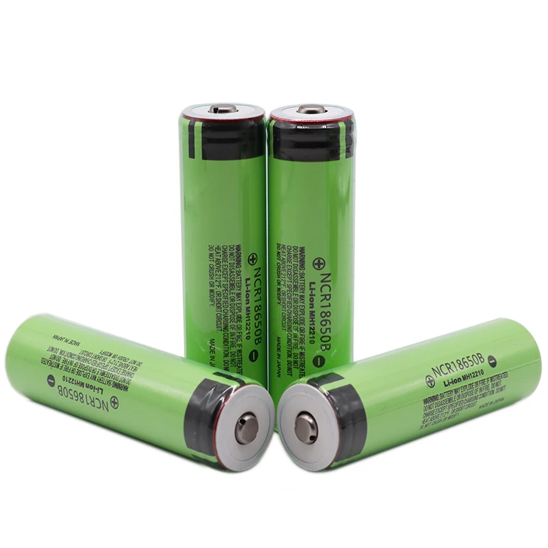 

New Original NCR18650B 3.7v 3400mAh 18650 Rechargeable Lithium Battery for Flashlight Batteries+Pointed