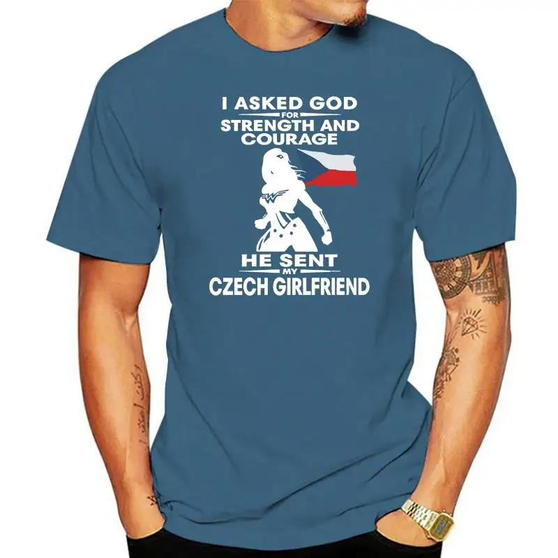 

New Summer Men's Casual Print T-Shirt Fashion Wonderman My Czech boyfrien Men'S Men's T-shirt Cartoon Fun T-shirt