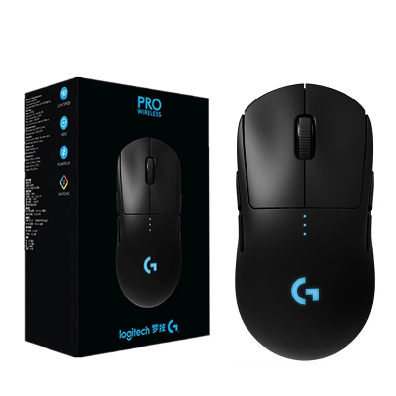 New Original Logitech G PRO Wireless Gaming Mouse 16K DPI Sensor LIGHTSPEED RGB Dual Mode Mice POWERPLAY Compatible GPW mouse images - 6