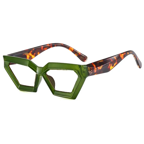 Новые Треугольные очки кошачий глаз в уличном стиле в стиле хип-хоп неправильной формы, модные очки для близорукости от-0,5 до-1,0