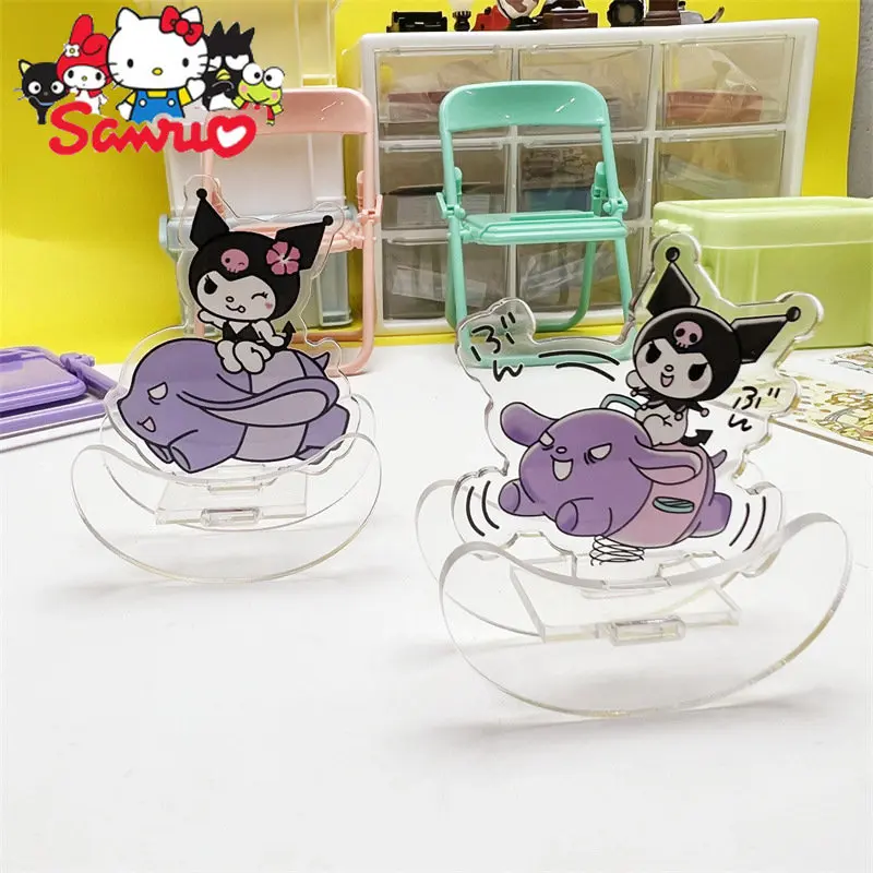 

Sanrio Melody Shake Cartoon Transparent Standing Card Creative Three-dimensional High Value Desktop Acrylic Ornament Students