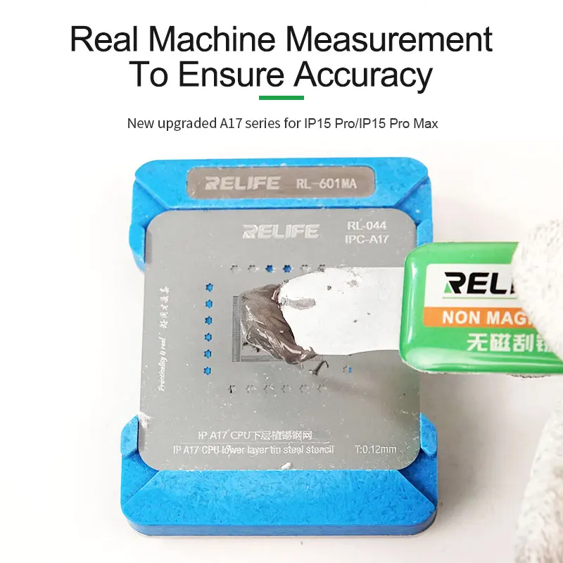 RELIFE RL-601MA Универсальная платформа трафаретов для реболлинга процессора iPhone A8-A17 IC