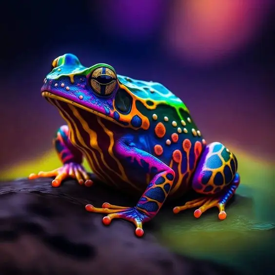 

JMINE Div 5D Colorful tree frog Full Diamond Painting cross stitch kits art animal 3D paint by diamonds