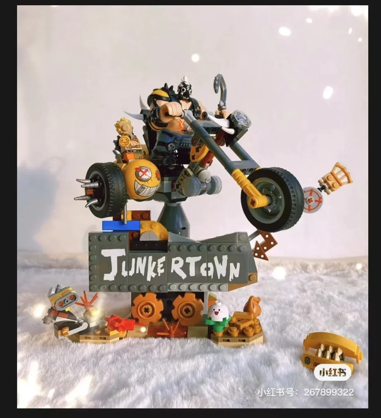 

380 шт., Детский конструктор Junkrat и Roadhog