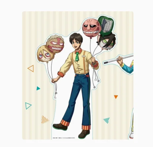 Аниме-игра Атака Титанов Эрен Йегер подставка для парка развлечений фигурка