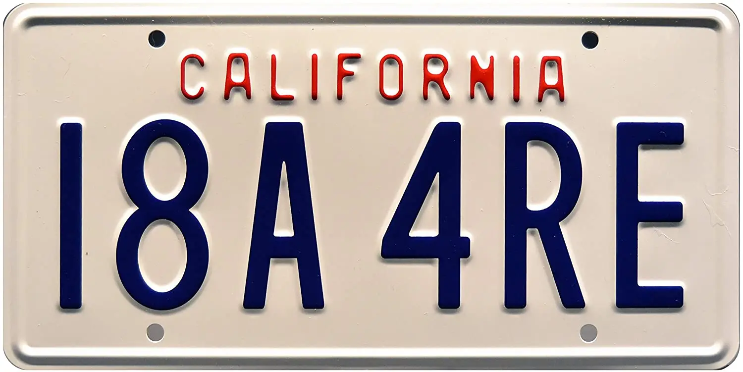 

Celebrity Machines 90210 | I8A 4RE | Metal Stamped License Plate