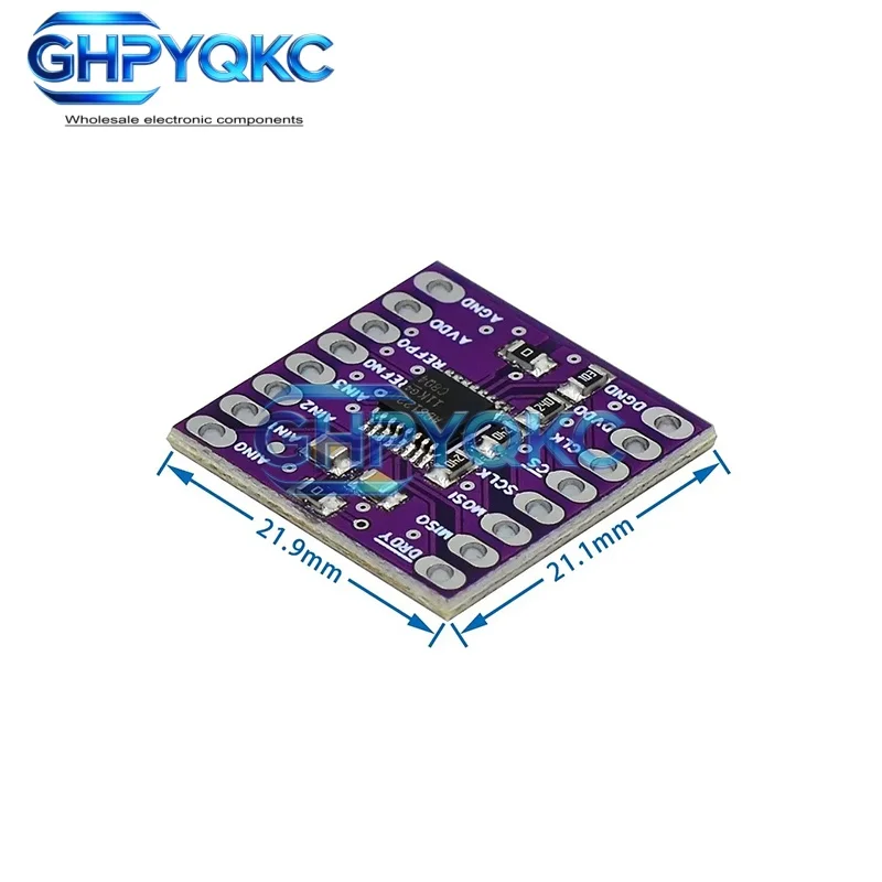 GHPYQKC ADS1220 ADS1120 ADC 24-битный 16-битный модуль преобразователя I2C с низким энергопотреблением, 24-битный аналого-цифровой преобразователь для Arduino (art.: 3920daec7fb56) - 3920daec7fb56