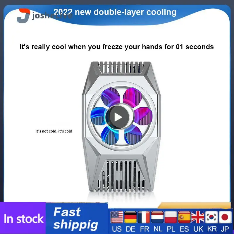 

Low Power Consumption Semiconductor Heat Sink Game Accessories Usb Powered Portable Fan For Phones Tablets Supplies No Delay
