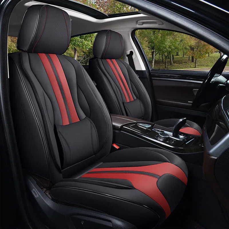 Универсальные кожаные чехлы на сиденья автомобиля для Trumpchi E8 E9 ES9 GA3 GA3S GA4 GA5 GA6 EMKOO