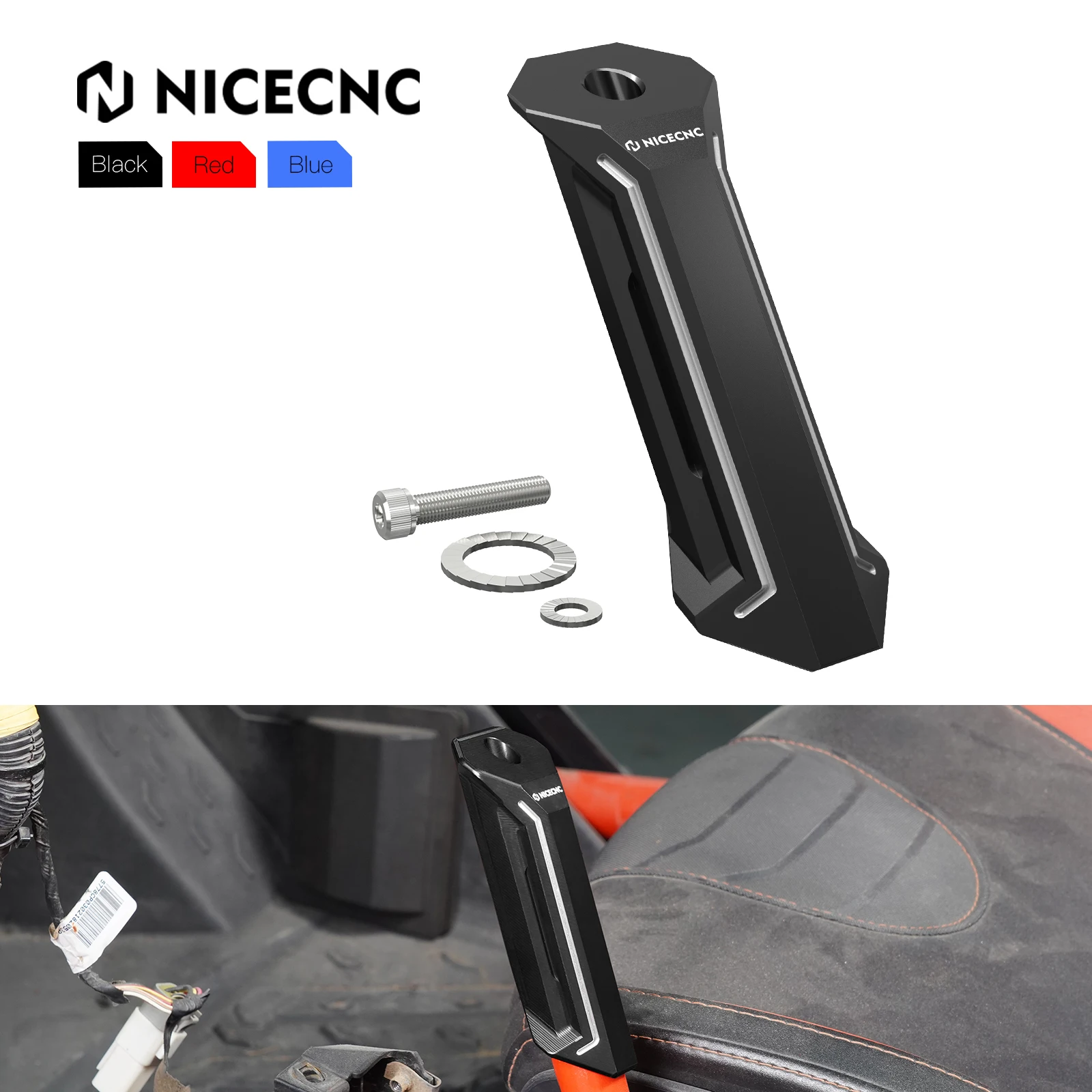

NICECNC For Can Am Passenger Grab Handle For Can Am Maverick X3 Max R RR 4x4 XRC XRS Turbo DPS 2017-2022 2020 UTV