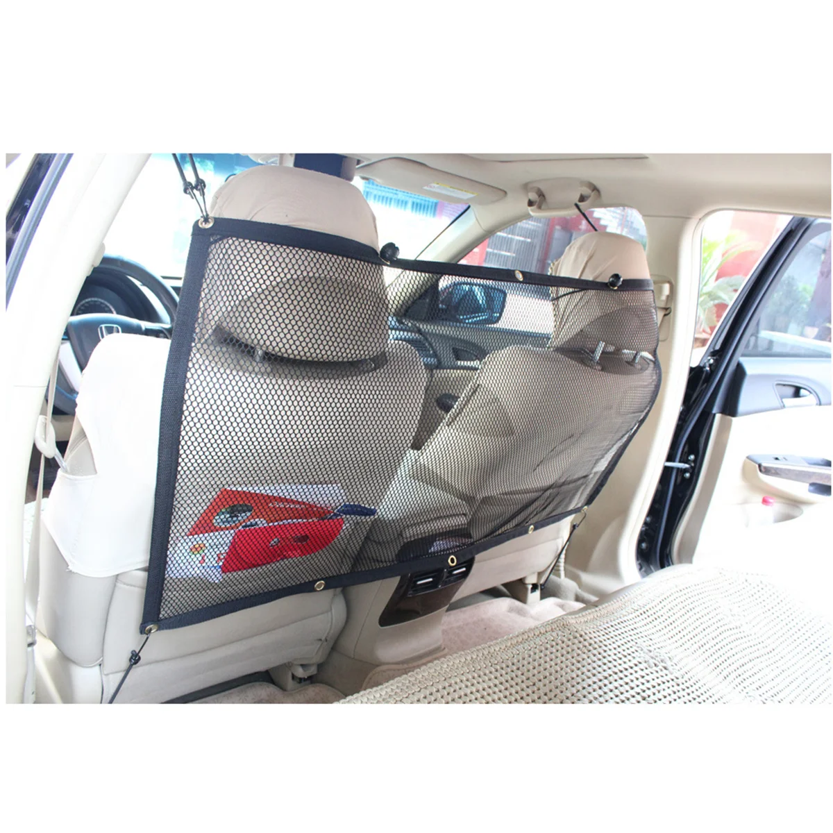 

Car Vehicle Backseat Pet Fence Anti-collision Mesh Pet Barrier Safety Net Isolation Bar Child Dog Protection Buffer Divider