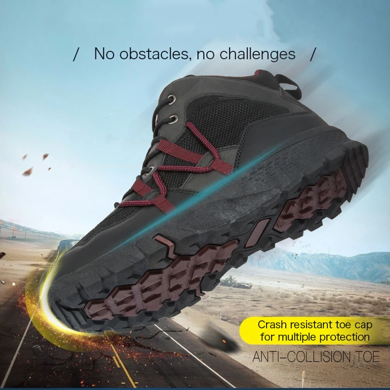 Outdoor Sport Hiking Shoes Men Trail Trekking Mountain Climbing  Boots Mens Sneakers High Quality Fashion 2022 Trail Running