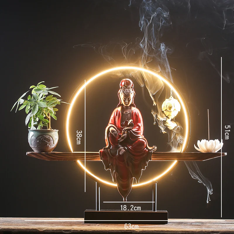 

Waterfall Burner Incense Holder Waterfall Candle Stand Incense Sticks Home Decoraction Luxury Bruciatore Incenso Home Decor ZXF