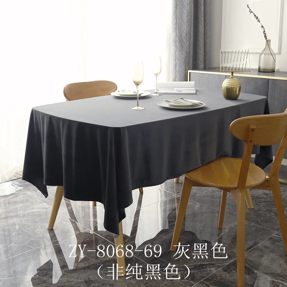 Сплошной цвет мягкая скатерть темно-зеленая утолщенная красная конференц-белая