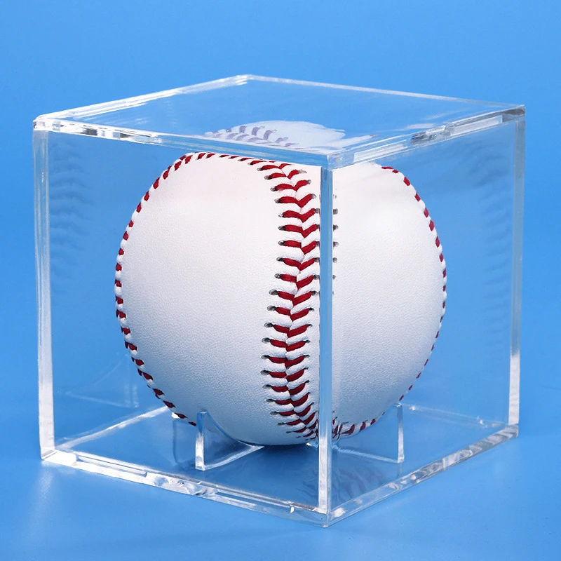 Box Display Golf Tennis Ball Transparent Case For Souvenir Storage Box Holder Uv Protection 8 Inch
