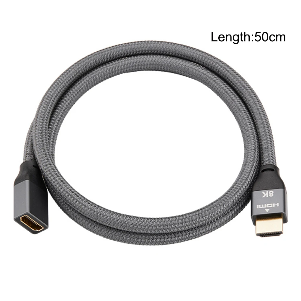 

3M HDMI-compatible Male to Female Adapter Cable Computer Laptop 48Gbps Low Delay Extension Cord Game Console PC Accessory