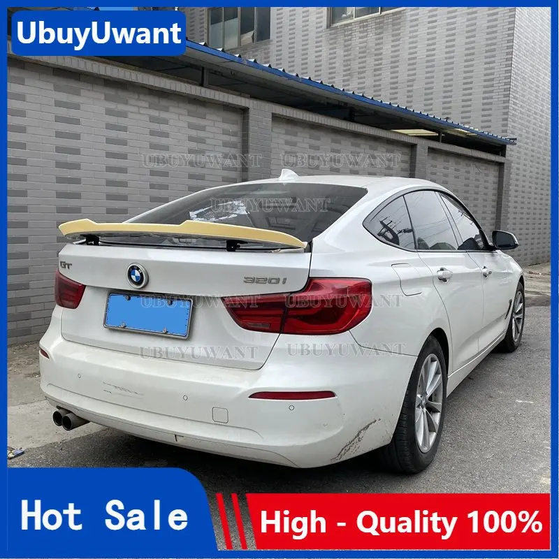 

Для BMW F34 3GT 320i 328i 335i ABS глянцевый черный задний багажник губа из углеродного волокна спойлер для крыла Стайлинг автомобиля задний спойлер для багажника 2013 +