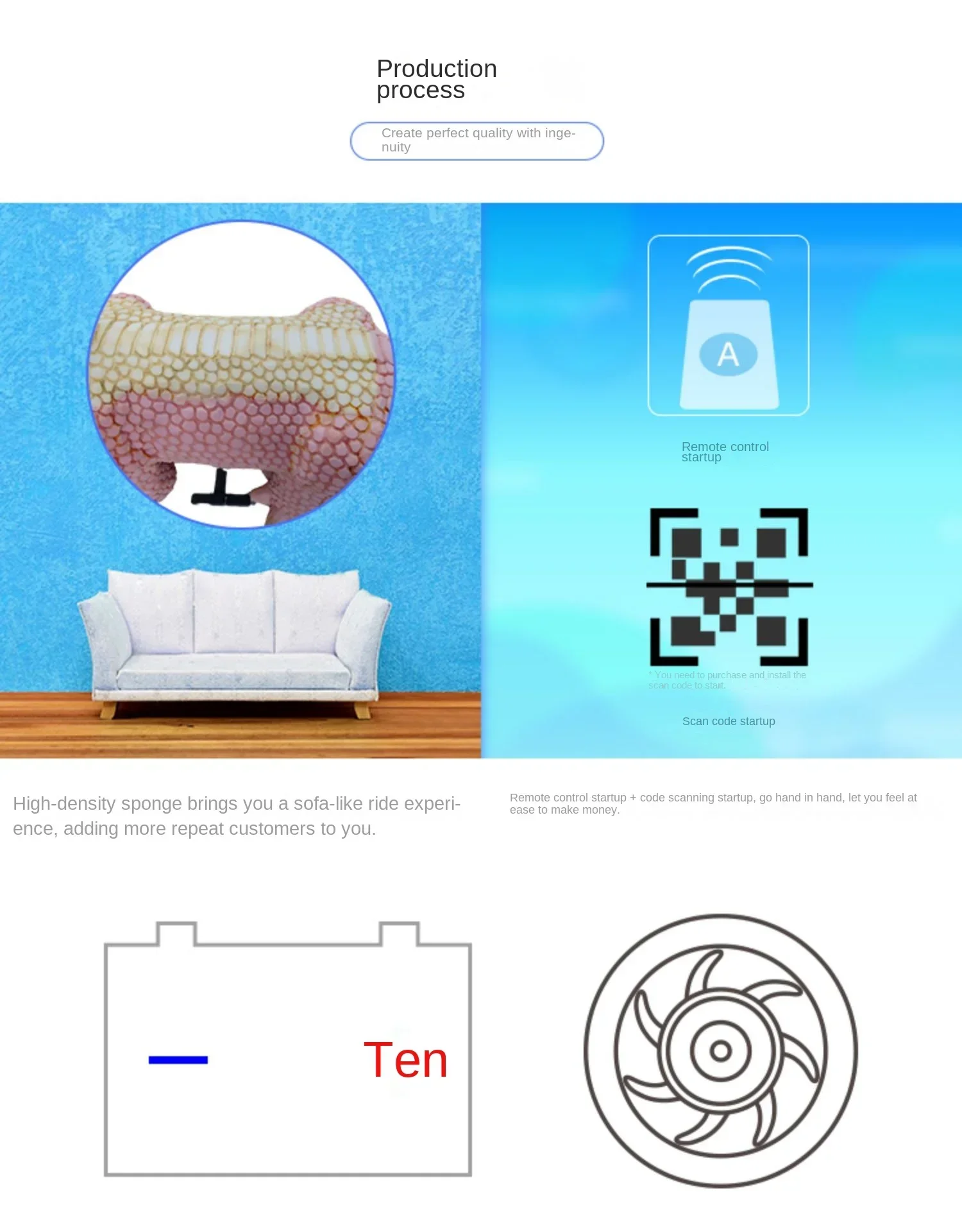 y Square Twin Parent Child Dinosaur Car Park Night Market Luminous Stall Sprzęt do rozrywki Bezszczotkowy pojazd elektryczny