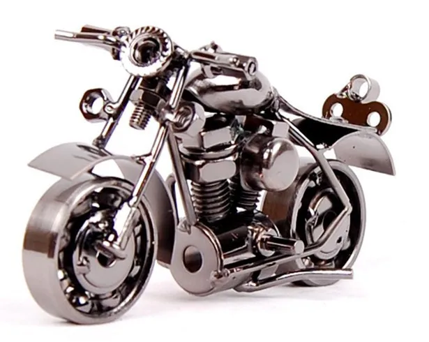 

Creative Handcraft Metal Motorcycle Model Mini Motor Vehicles Diecast Metal Craft Best Collection Gifts Model Decoration Crafts
