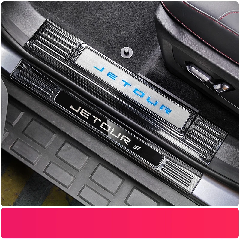 

Для Chery Jetour T2 2024 2023 Стайлинг автомобиля дверь приветственный порог наклейка протектор из нержавеющей стали автомобильные аксессуары
