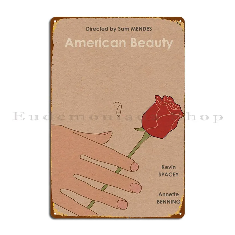 

American Beauty Metal Sign Poster Garage Bar Cave Printing Pub Club Tin Sign Poster