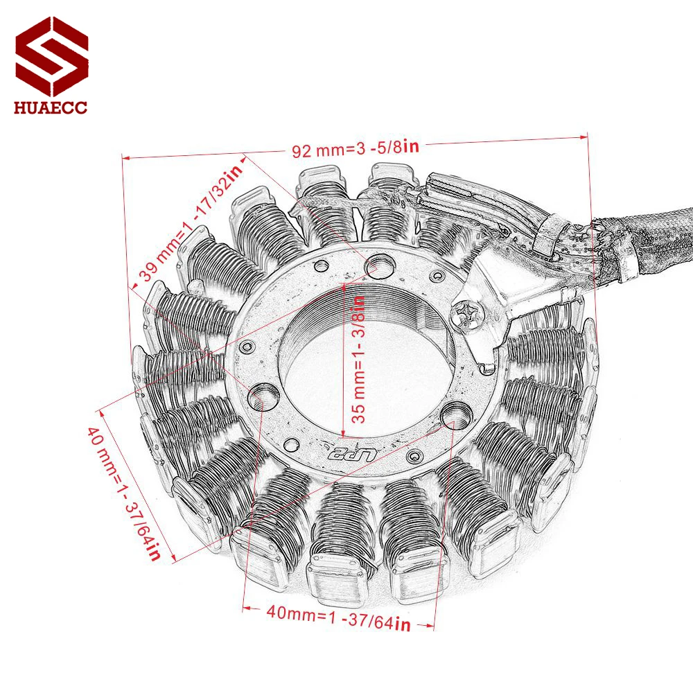 Катушка статора генератора мотоцикла для Suzuki DR200SE DR125SE 32101-42A40 32101-42A30 DF125 DF125EX 125EY DF200