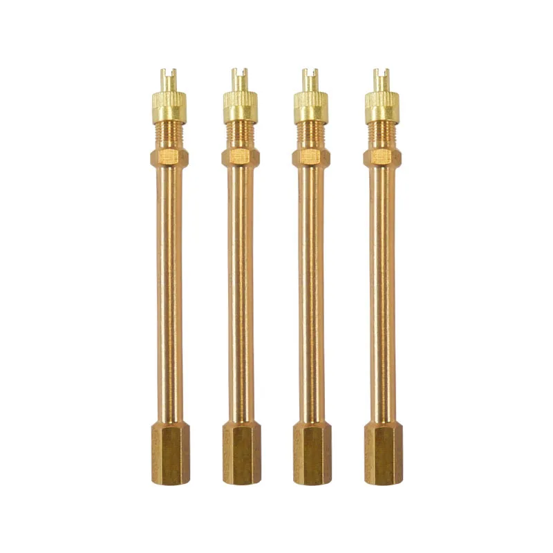 

100mm Full Brass Motorcycle Car Auto Truck Wheel Tire Valve Stem Extension Pole Cap Extender Steamboat Car Accessories