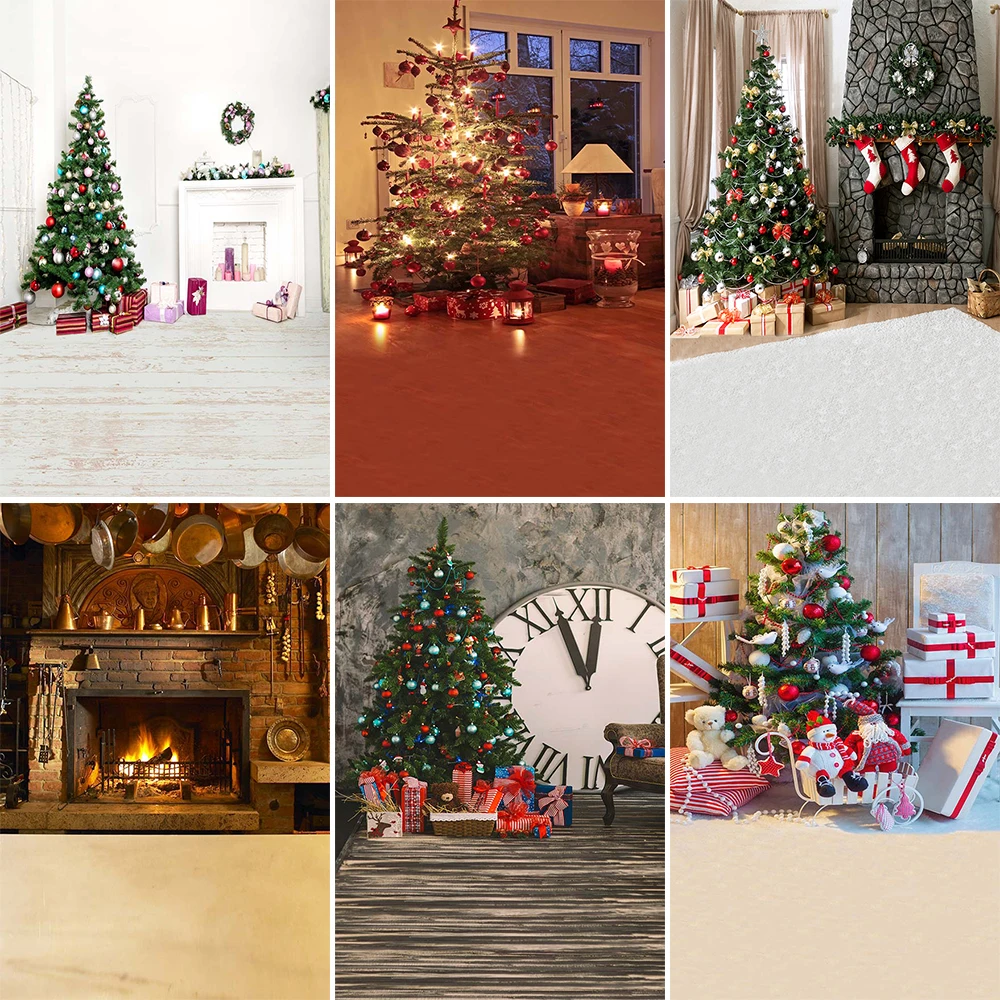 

Mocsicka Winter Snowman Background Photography Christmas Tree Snowflakes Child Portrait Backdrop Studio Photography Background