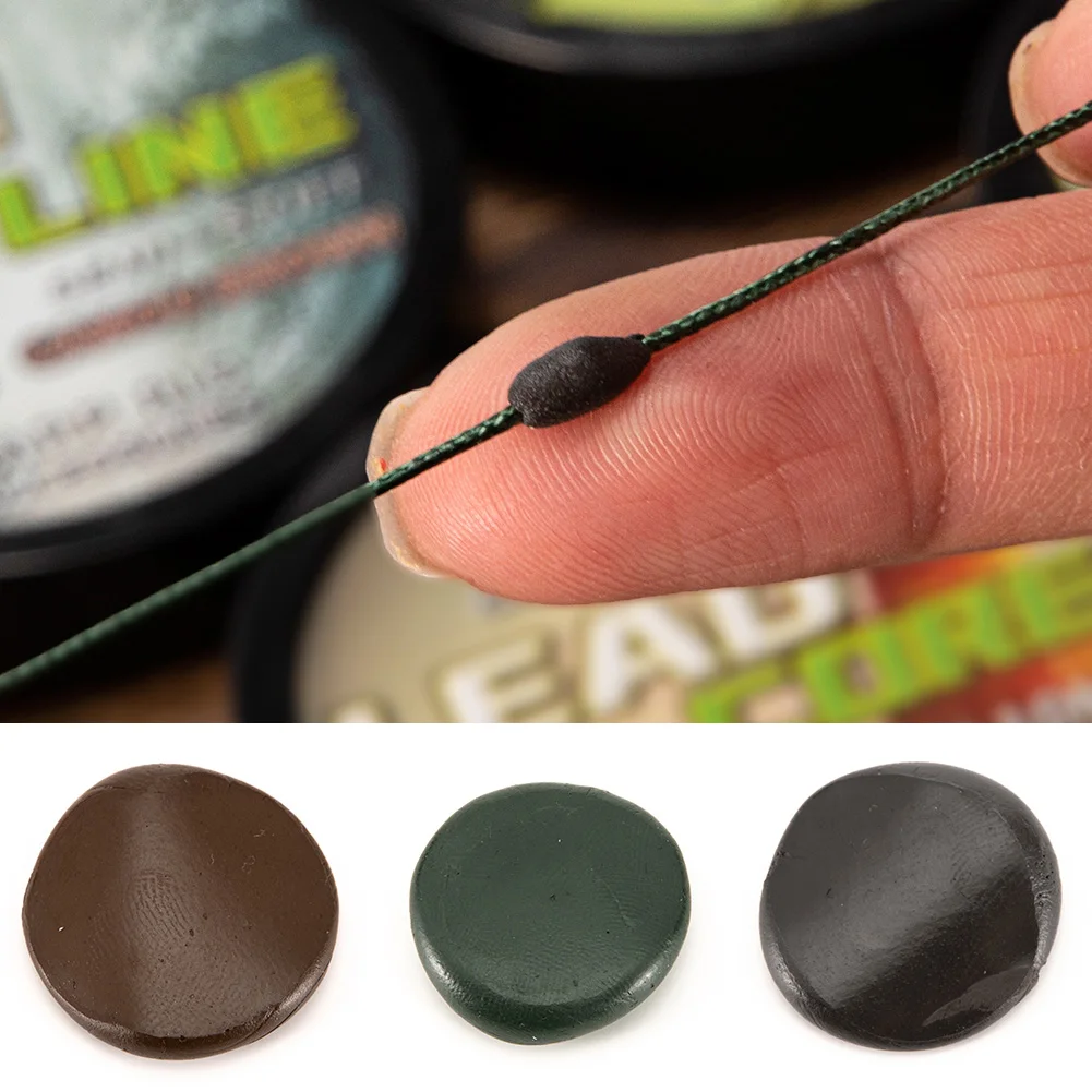 

Shapeable Fishing Tungsten Mud Counterweight Quick Adjustable Tungsten Weight 15g Green Black Winter Fishing Accessories