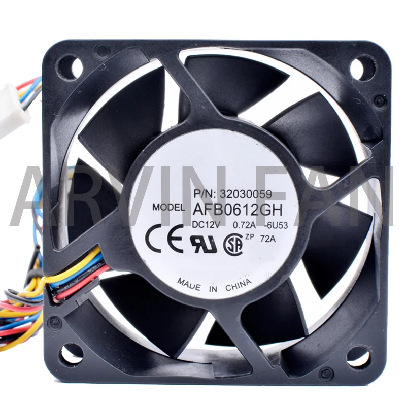 AFB0612GH 32030059 6 см 60 мм вентилятор 60x60x25 мм 6025 12 В постоянного тока а 4 линии для шасси вентилятора охлаждения сервера