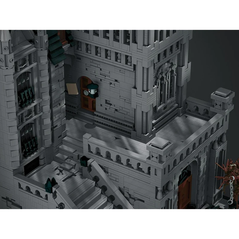 Фото Изысканный новый строительный блок MOC, улицы Yharnam, технические модули, кирпичи, модель, подарок, Рождественская игрушка, набор для сборки «сделай сам» №3
