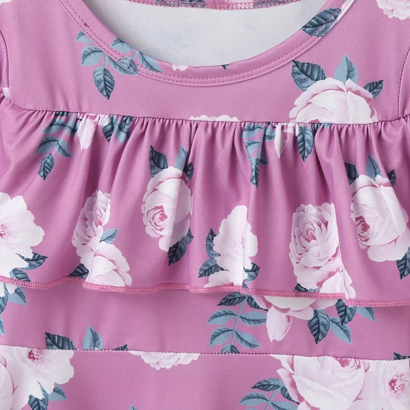 Платья для девочек с цветочным рисунком демисезонные детские платья детская
