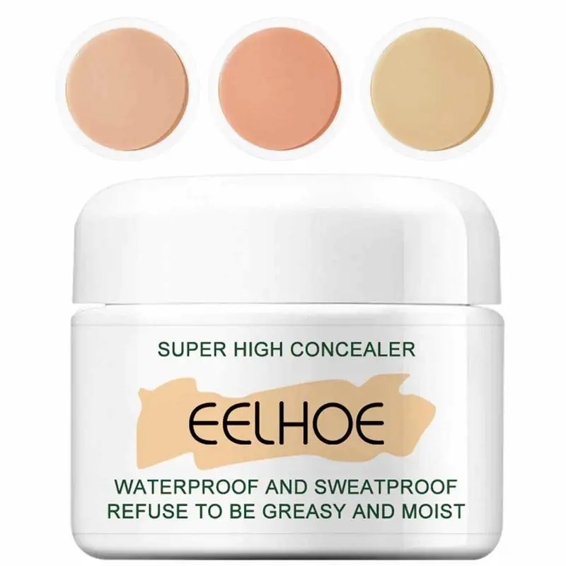 

Sdotter Long-Last Concealer Foundation Even Skin Tone Pore Covering Foundation Cream Smooth Moisturizing Makeup Base Women Cosme