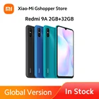 Смартфон Xiaomi Redmi 9A, экран Глобальная версия дюйма, 2 Гб ОЗУ, 32 Гб ПЗУ, Восьмиядерный процессор MTK Helio G25, мобильный телефон мАч, задняя камера 13 МП, 6,53 дюйма