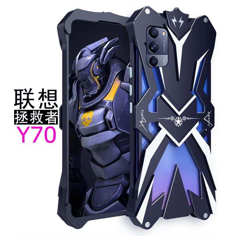Original Zimon Metal Luxury New Thor Heavy Duty Armor Metal Aluminum Mobile Phone Case Covers For Lenovo Y70 Cover Cases