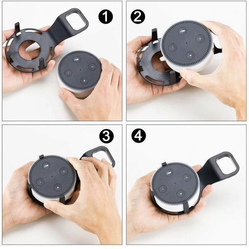 

Elegance Space-Saving Wall Mount Accessories for for amazon for echo Dot 2nd Sound Box Soundbar Space-Saving Bracket