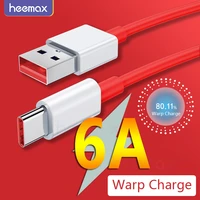 original oneplus cable warp dash charge cable 6a fast charge for one plus 10 pro 9r 9 nord 2 ce 5g 9t 8t 7 8 warp charger cabel