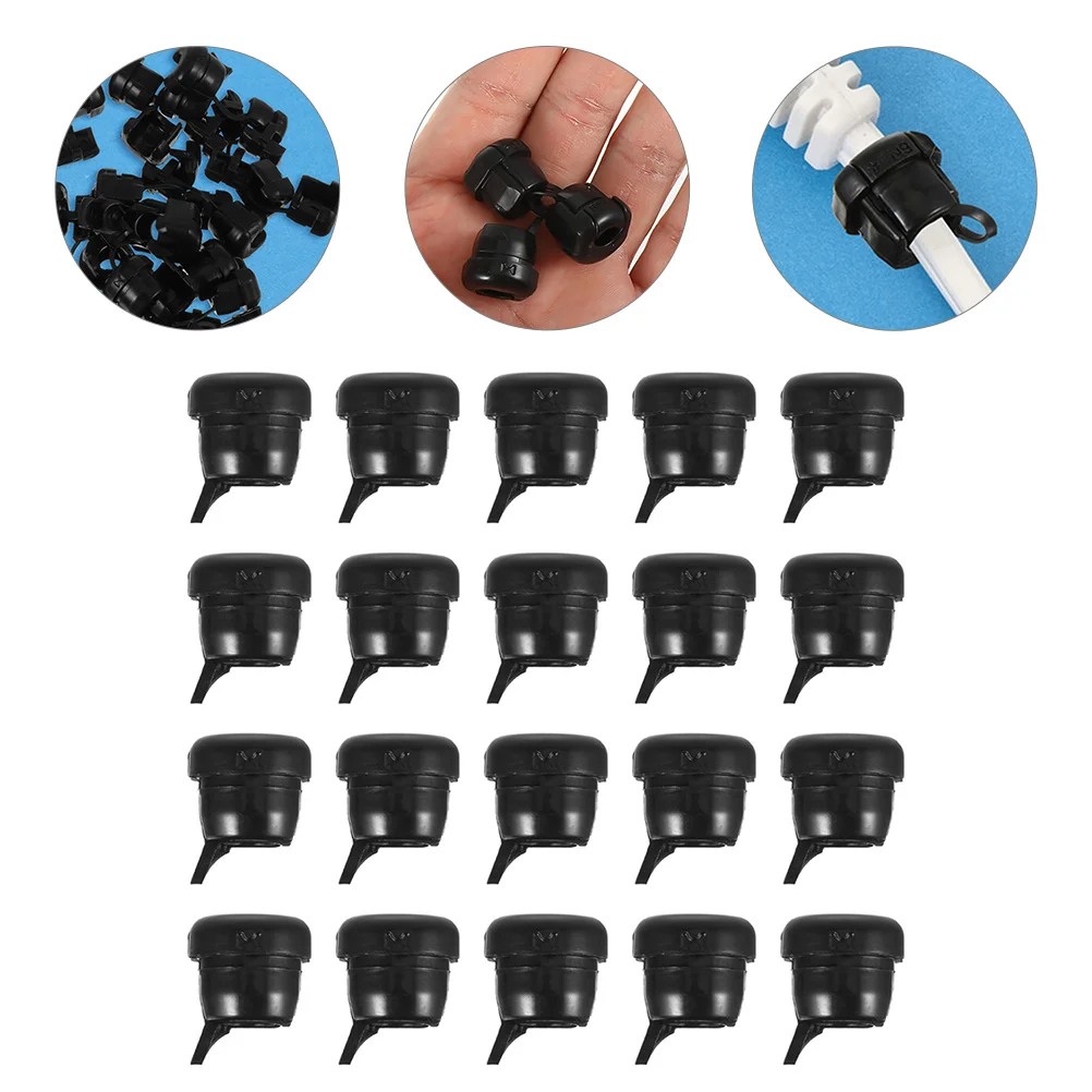 

20pcs Cable Gland Power Cord Connector Pass Through Cable Sleeve Accessory