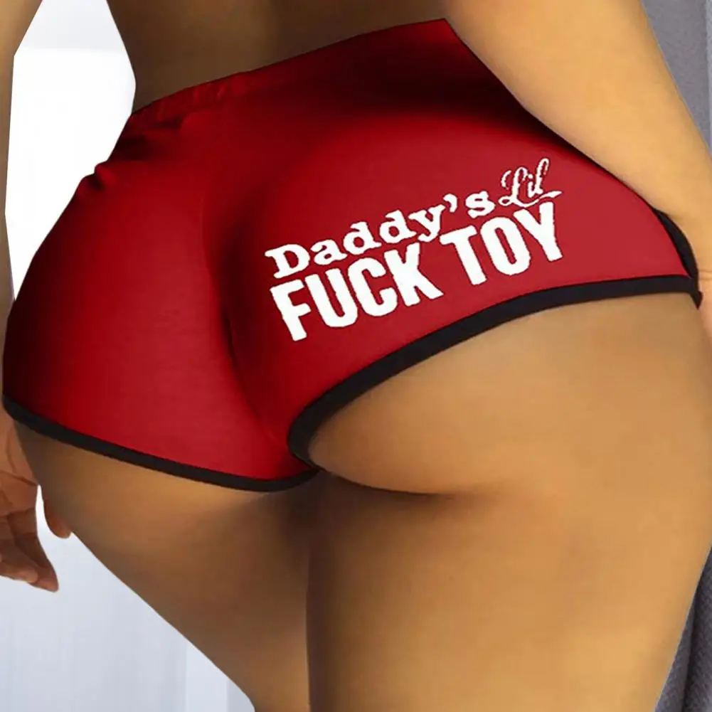 

Women Shorts High Waist Skinny Seductive Soft Plus Size Underpants Women Briefs for Home