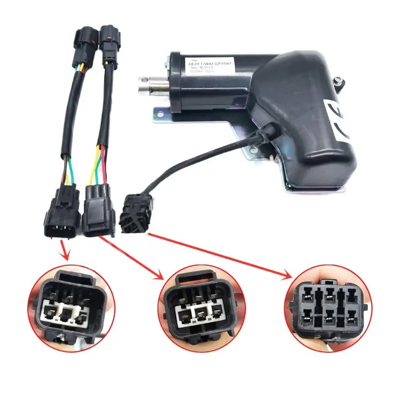 

Parts for Zoomlion Lishide Excavator Throttle Governor Motor Liugong Digger Accelerator DE24-17W42-02FP041 332946 0076 920D 922