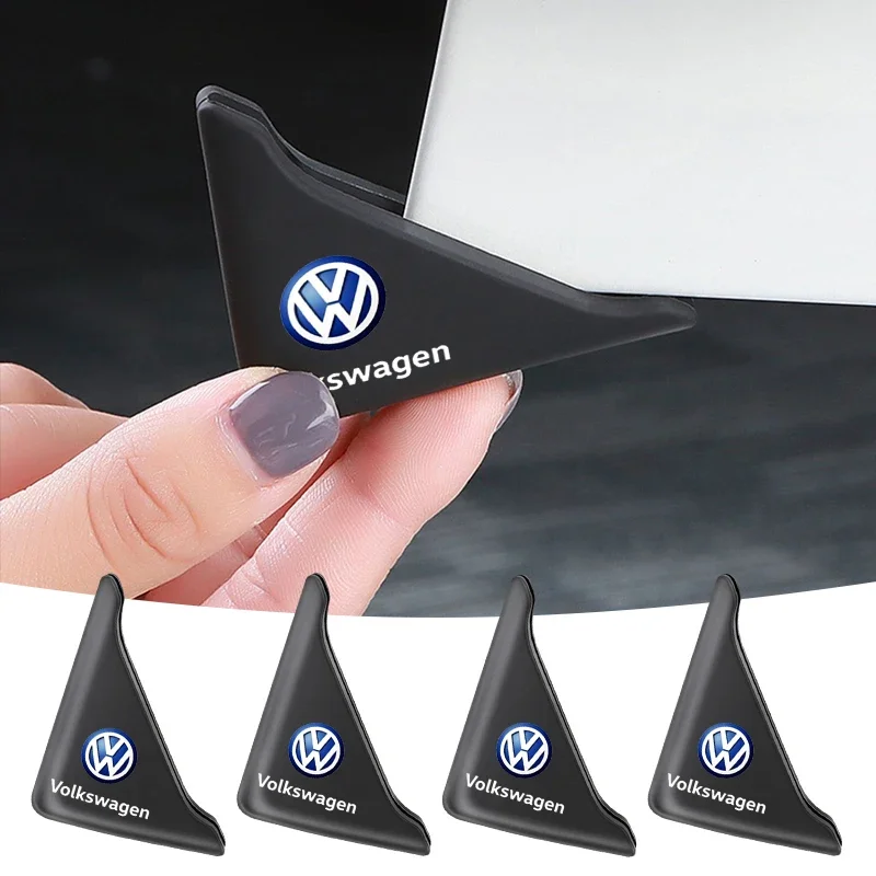 2 шт. защитные накладки на углы автомобильных дверей Volkswagen Golf Polo Tiguan Passat Jetta Touran TSI
